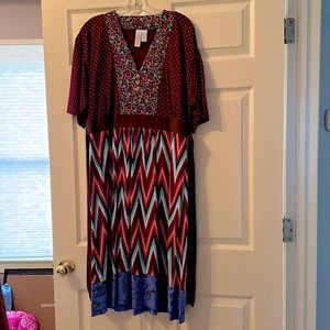 Matilda Jane | Paint By Numbers Tie-Back Midi